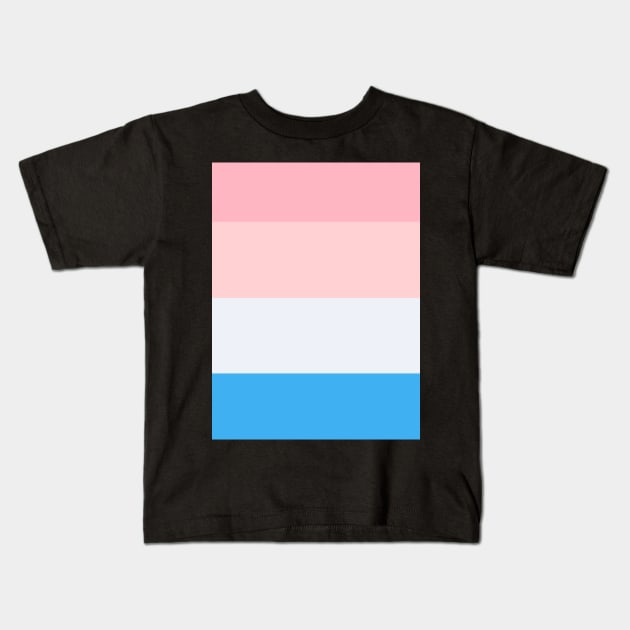 Minimal - Cotton Candy Kids T-Shirt by Minimo Creation